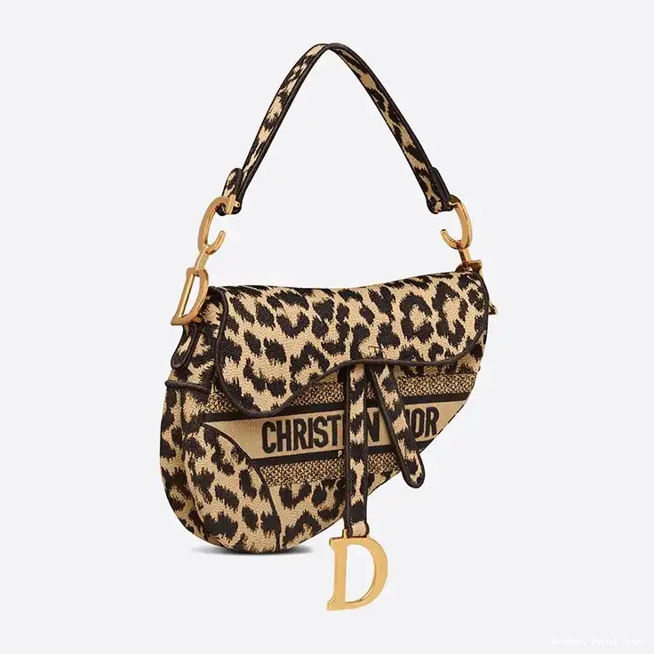 Cheap Beige Bag Motif Saddle Christian Mizza Canvas Dior 0507 Hot Sale